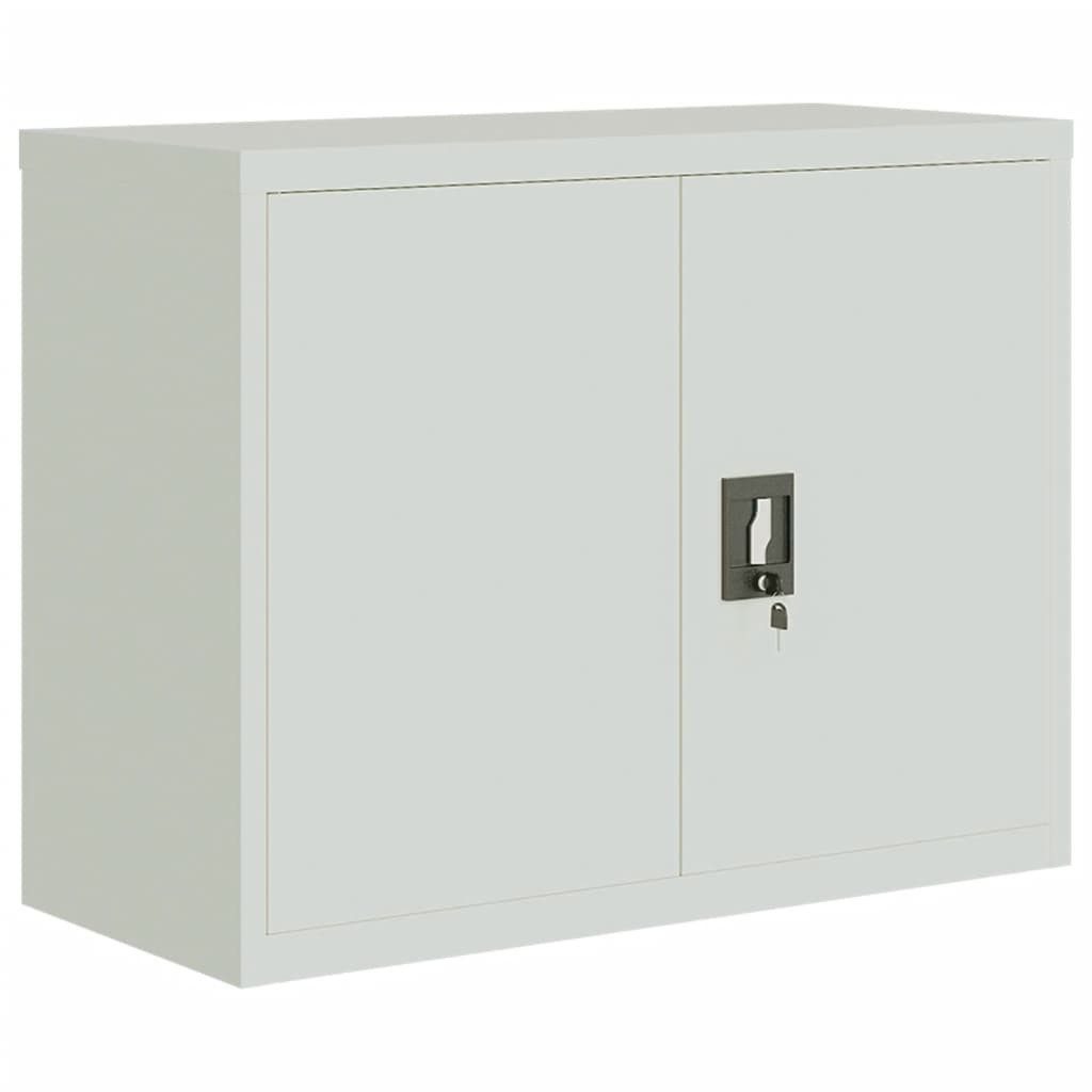 vidaXL Aktenschrank Aktenschrank Hellgrau 90x40x70 cm günstig online kaufen
