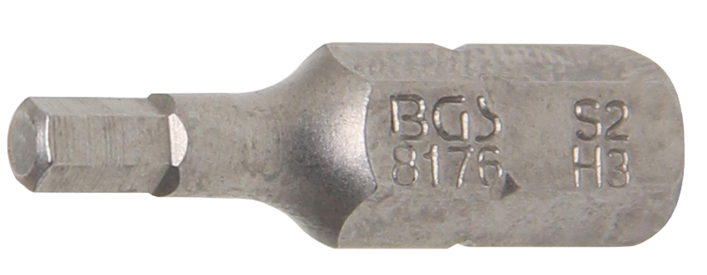 Bit, 6,3 (1/4), 3 Antrieb mm Außensechskant Sechskant-Bit BGS Innensechskant mm technic