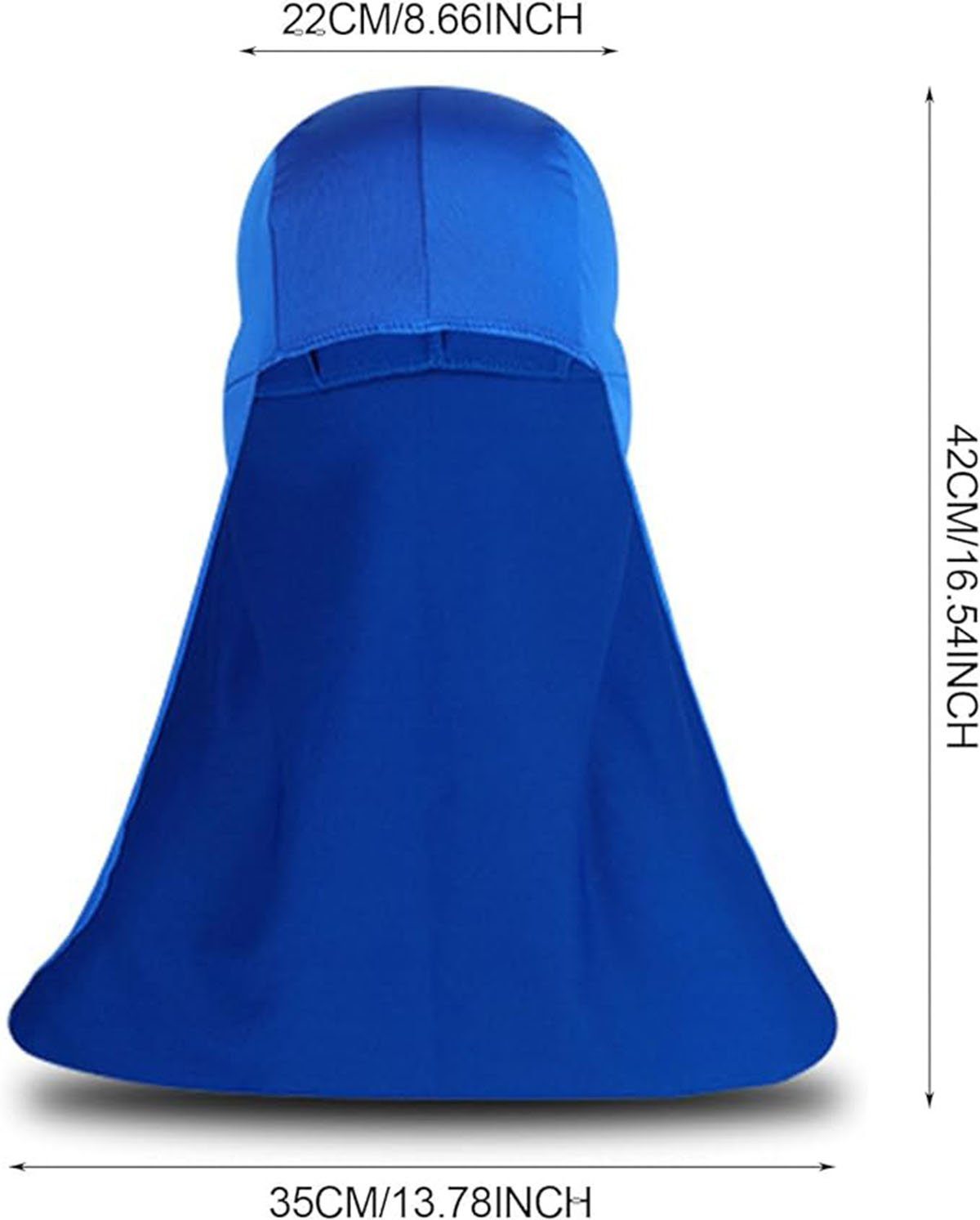 Cap Stück Unterhelmmütze (3-St) CTGtree Nackenschutz Helmfutter Nackenmaske Hut mit Bandana 3