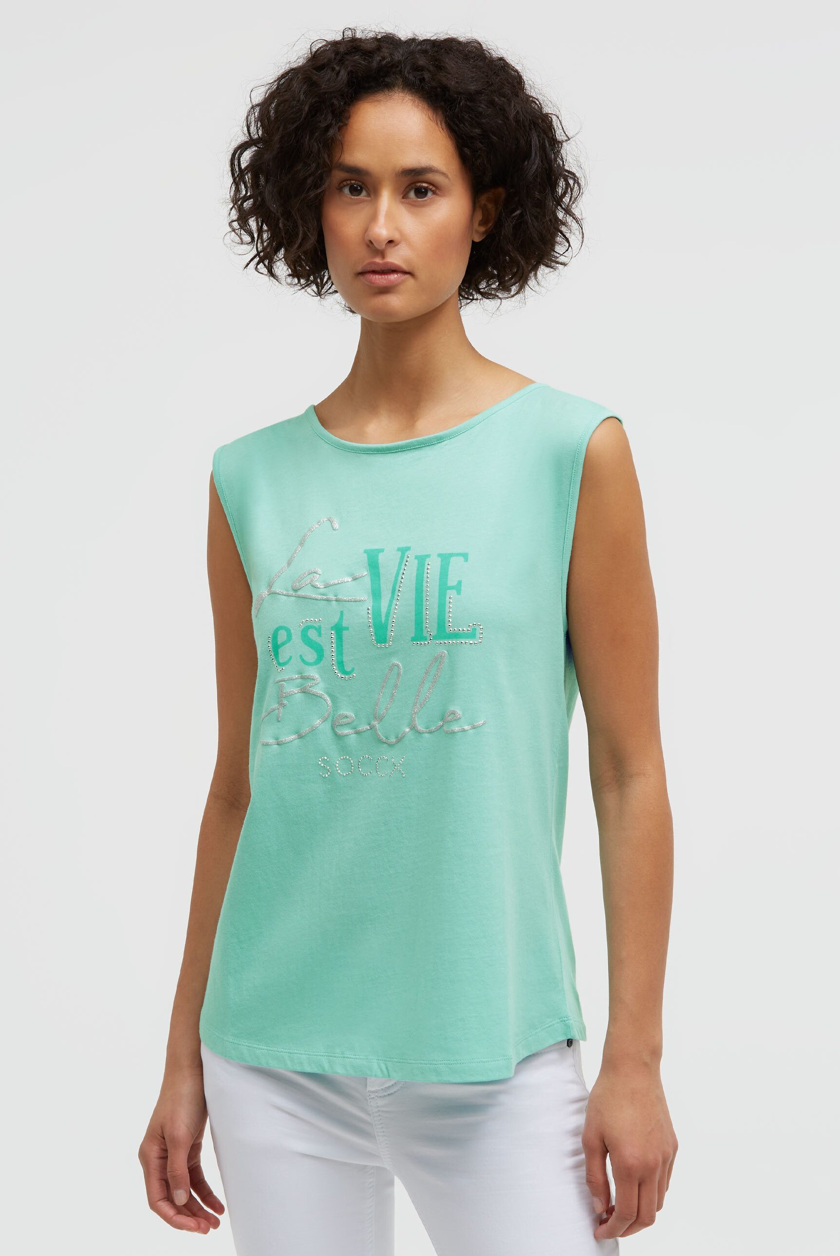 SOCCX Tanktop aus Baumwolle