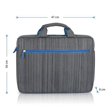 Aplic Laptoptasche, Notebooktasche mit Zubehörfächern für Laptops bis 17,3"(43,9cm)