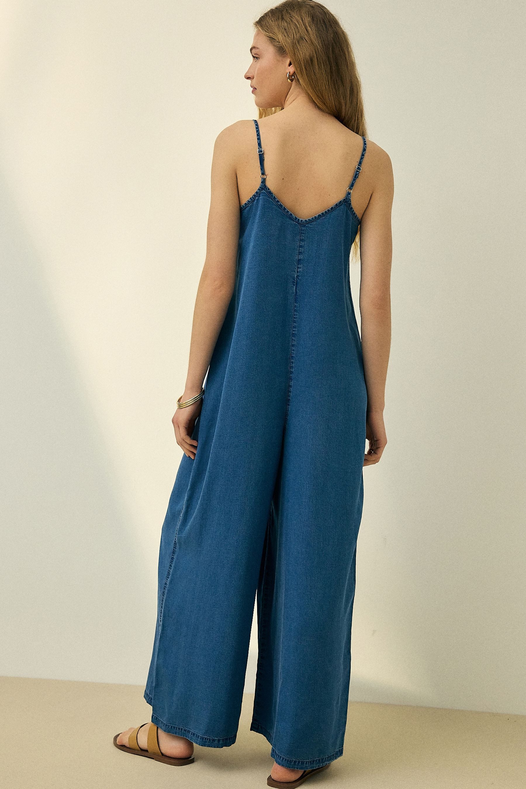 Next Jumpsuit N. Premium Tencel Weiter Denim Jumpsuit (1-tlg)