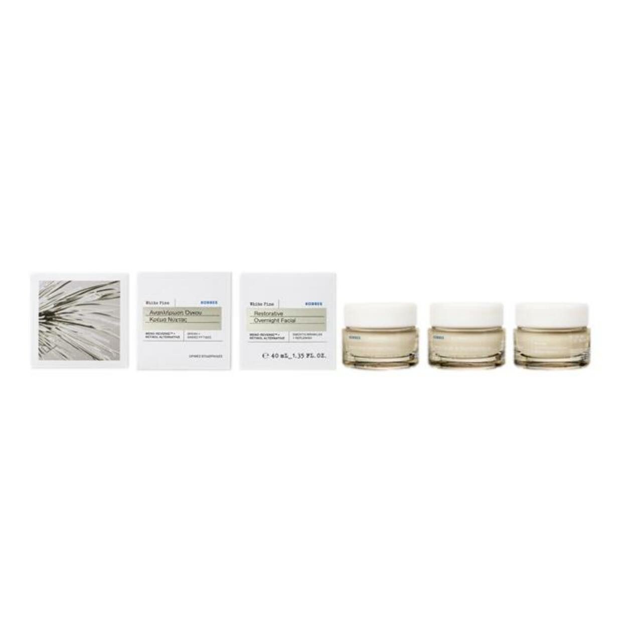 Korres Nachtcreme White Pine Meno Reverse Regenerierende Nachtcreme, für Alle Hauttypen