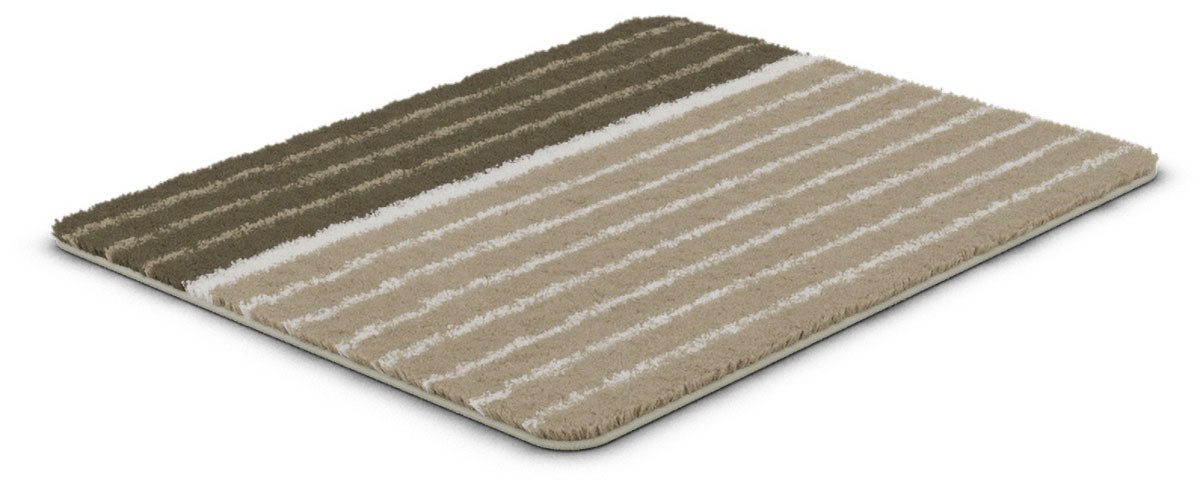 Batex Badematte Tandea, Höhe 27 mm, rutschhemmend beschichtet, fußbodenheizungsgeeignet, Polyacryl, rechteckig, extra weiches und pflegeleichtes Garn