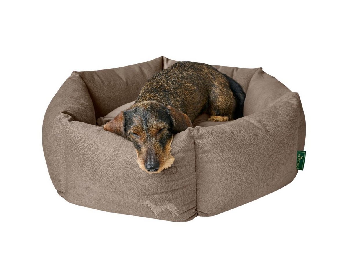 Thumbnail - Hunter Tierbedarf Tierbett Orthopädisches Hundesofa Merida 6-eckig taupe