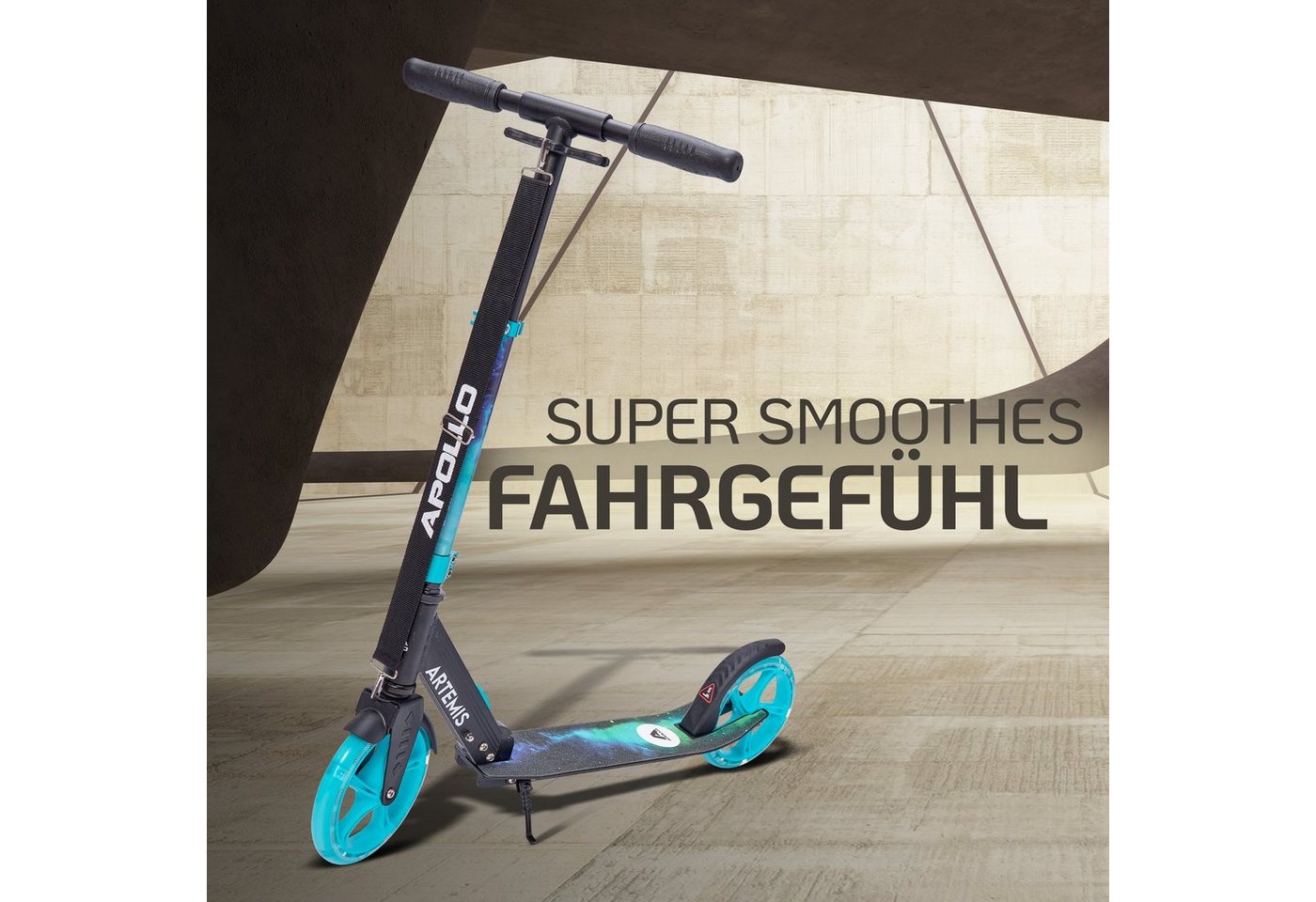 Thumbnail - Apollo Cityroller Artemis City Scooter, klappbar und höhenverstellbar, für Kinder