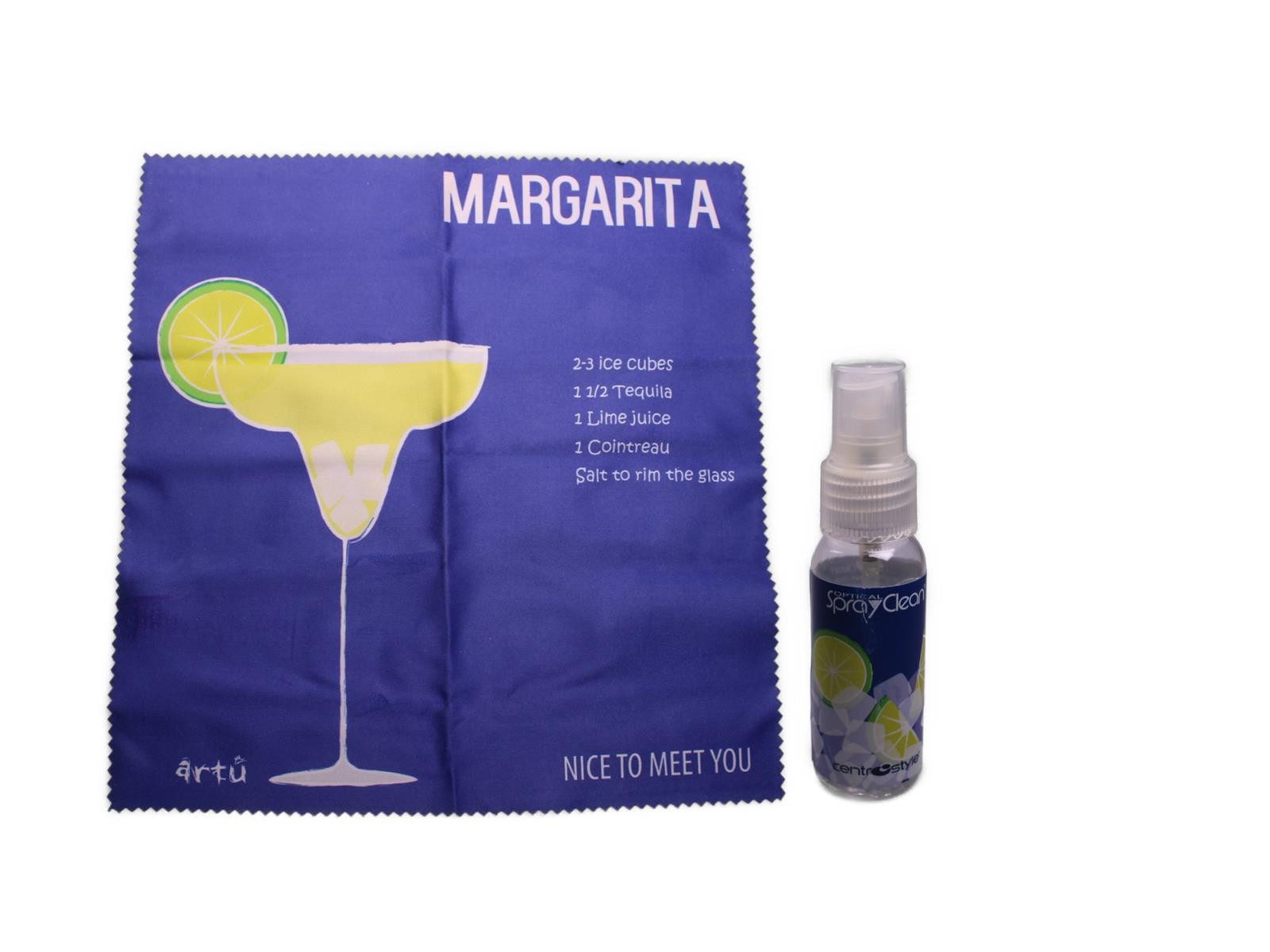 optiker-dietrich.de Reinigungsset für Brillen Set Margarita Reinigungsspray (Tuch + Spray)
