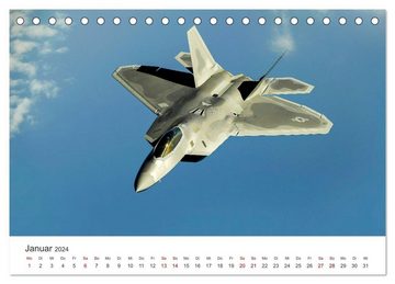 CALVENDO Wandkalender Kampfjets - Düsenjäger-Kalender (Tischkalender 2024 DIN A5 quer)