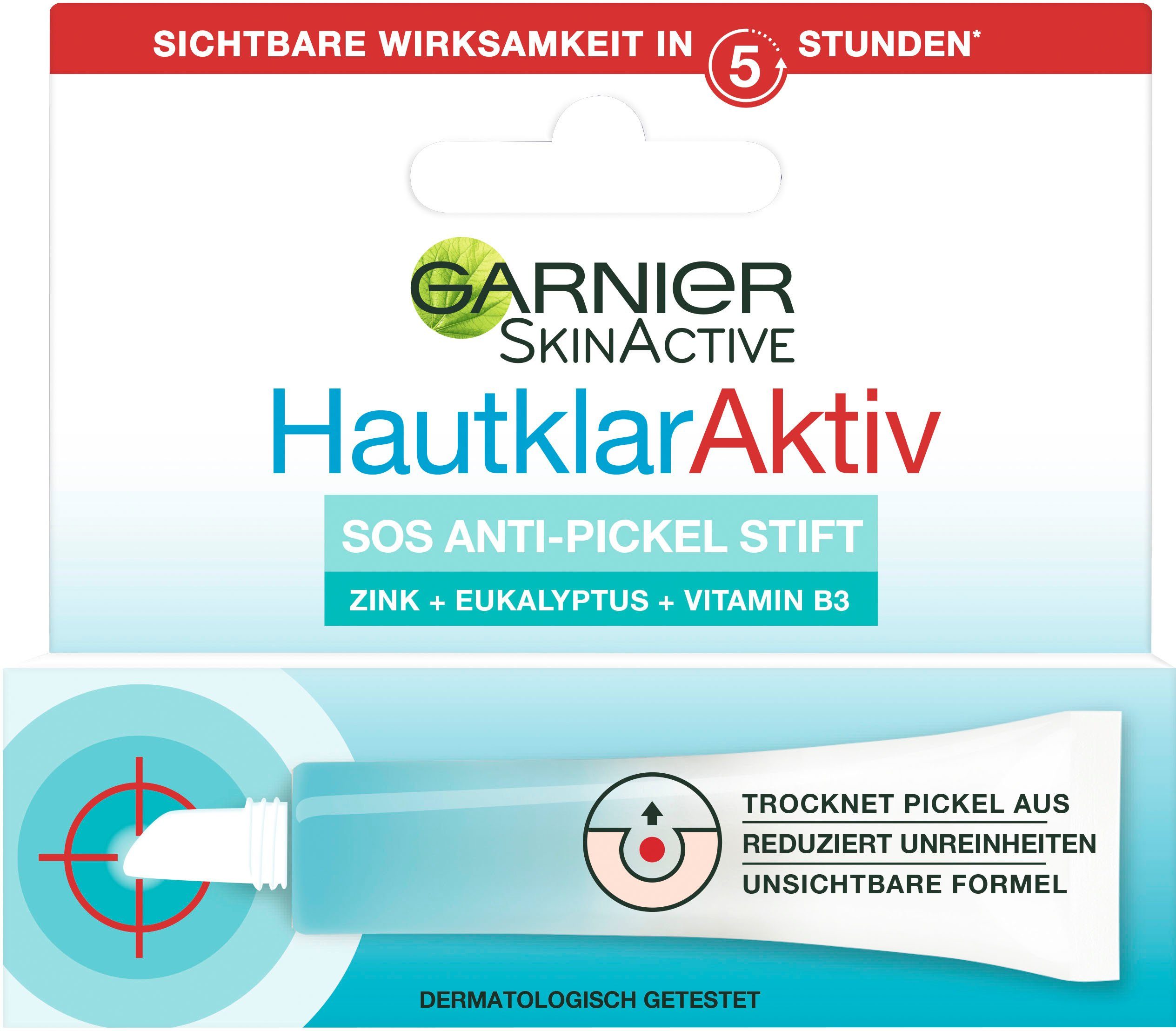 GARNIER Pflegestift Hautklar SOS Anti-Pickel-Gel-Stift