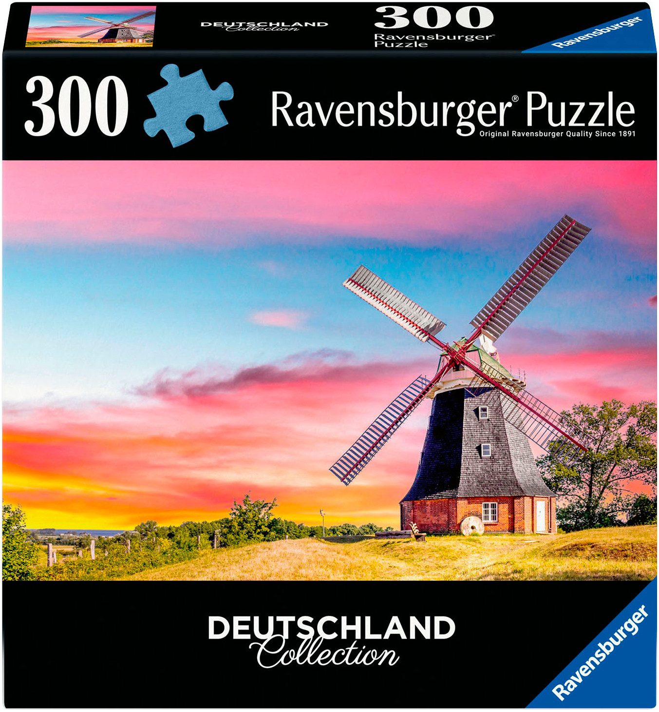 Ravensburger Puzzle Deutschland Collection, Die Windmühle von Klütz, 300 Pu günstig online kaufen