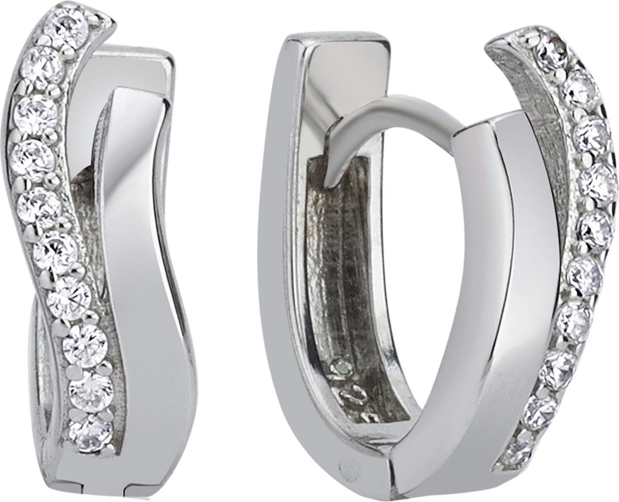 Balia Paar Creolen Balia Damen Creolen Silber poliert (Creolen), Damen Creo günstig online kaufen