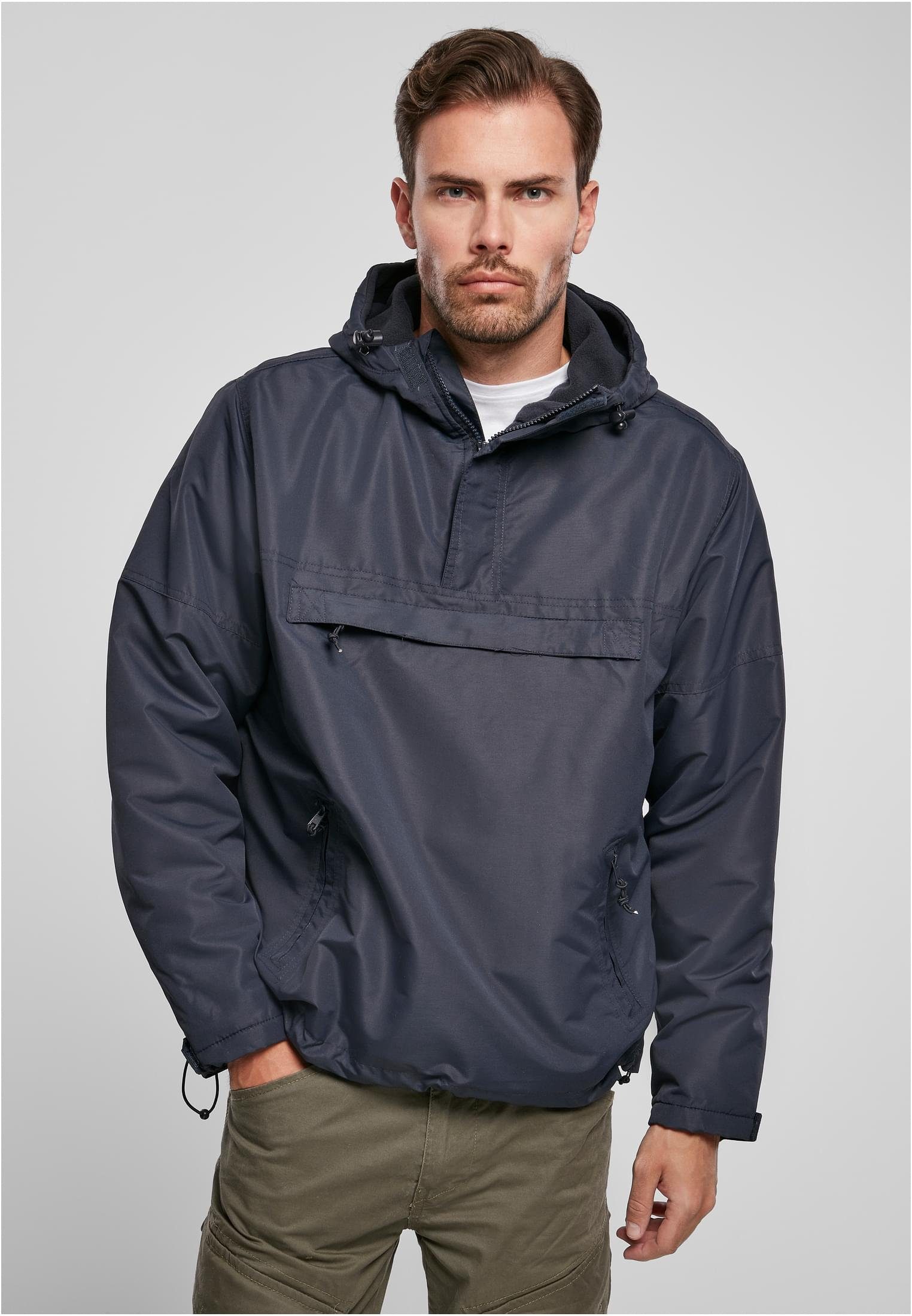 Nylongewebe wind- Windbreaker Brandit wasserabweisend durch Brandit Windbreaker Fleecefutter, und mit