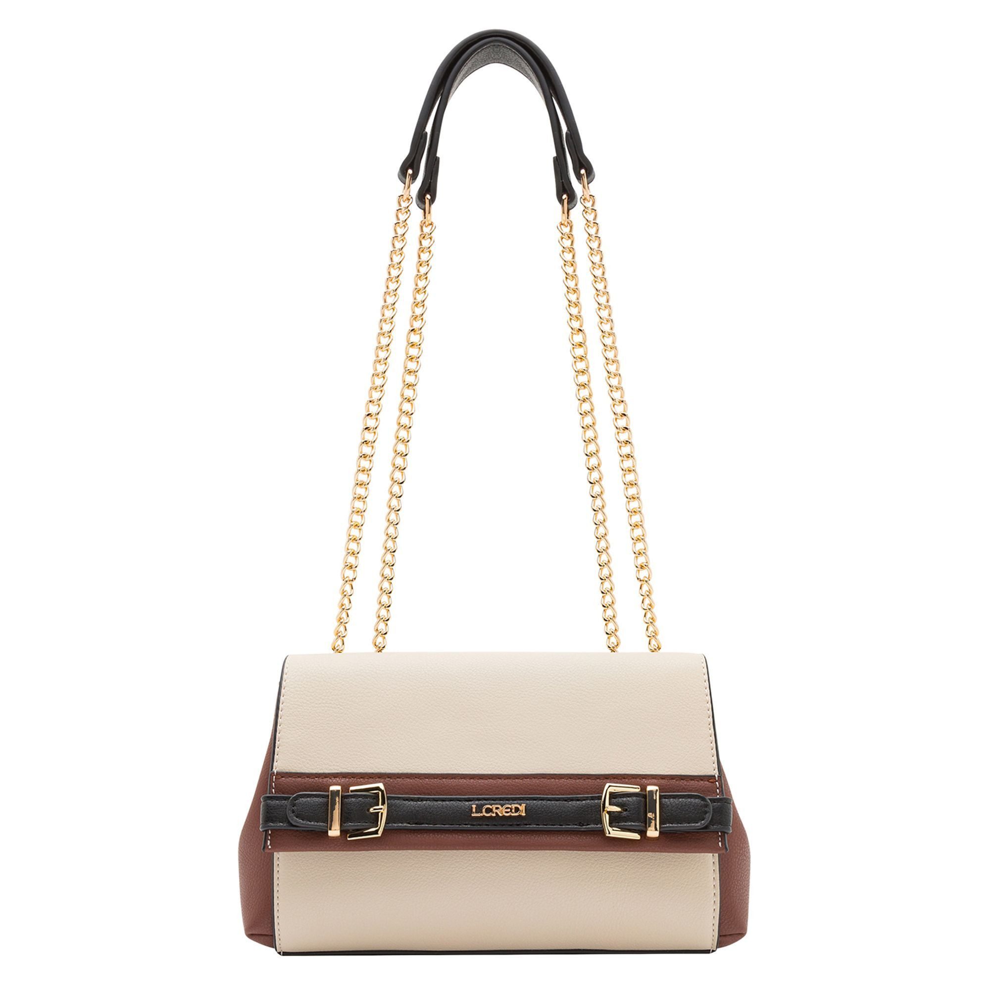 L. CREDI Schultertasche Olivette, Polyurethan günstig online kaufen