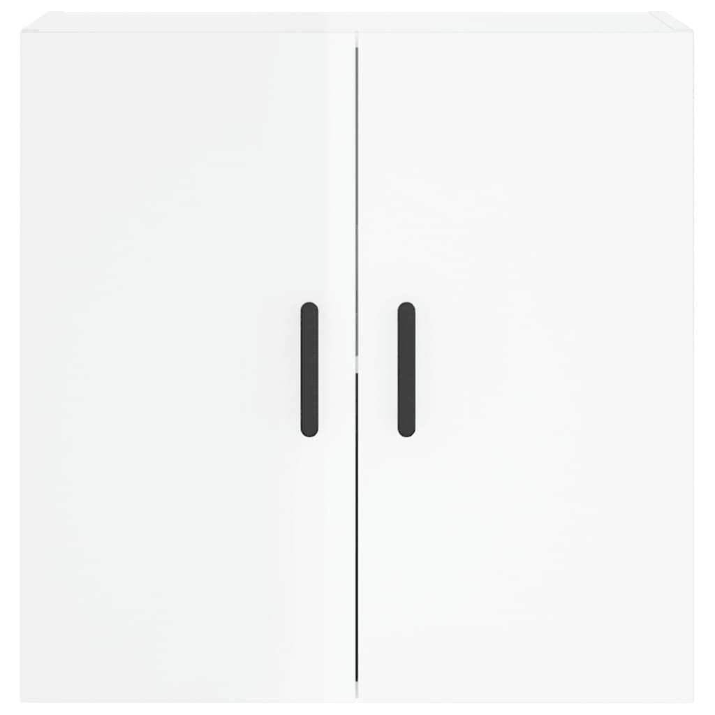 Hochglanz-Weiß cm Holzwerkstoff vidaXL (1-St) Wandschrank 60x31x60 Fächerschrank