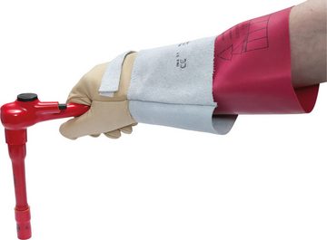 KS Tools Elektriker-Handschuhe Schutzhandschuh mit Schutzisolierung, Größe 10, Stärke 1, Klasse0, rot