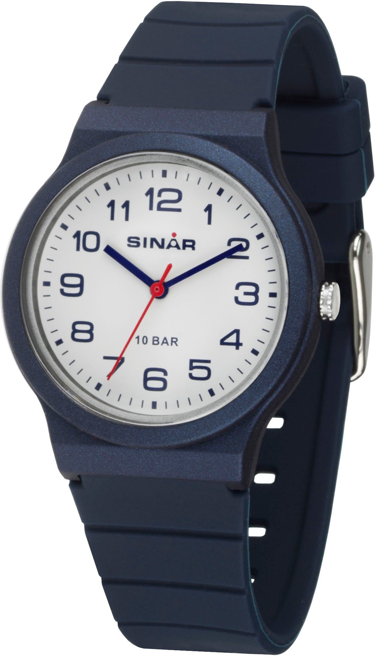 SINAR Quarzuhr XB-18-20, Armbanduhr,Jugendliche,Damen, Kinder, bis10 bar wasserd., Geschenkidee