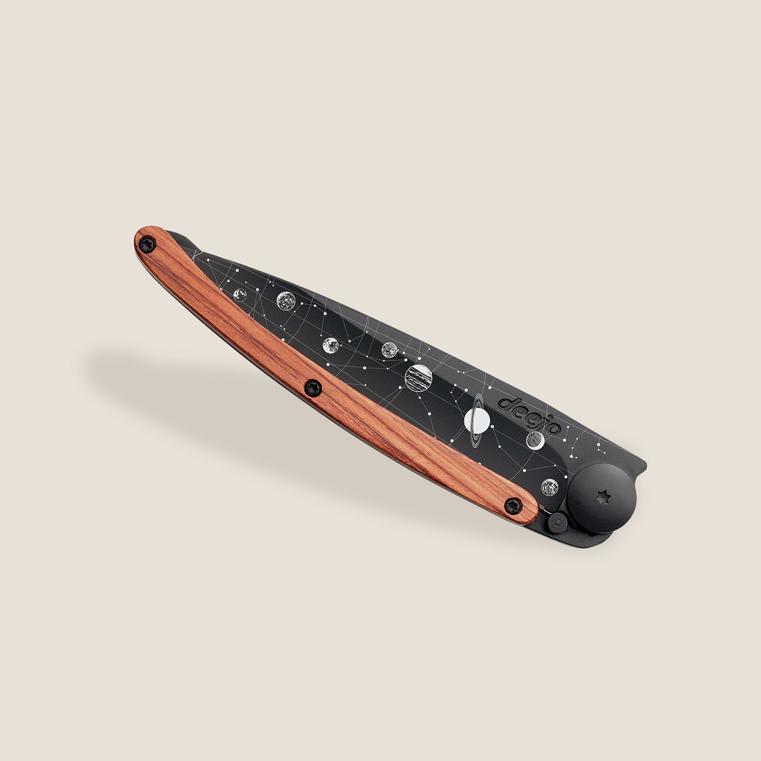 Deejo Taschenmesser 37g - Korallenholz / Astro - Messer - Klappmesser - Outdoormesser