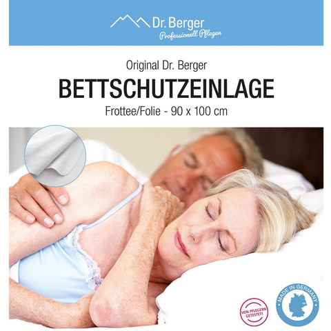 Inkontinenzauflage Bettschutzeinlage Frottee / Folie Dr. Berger