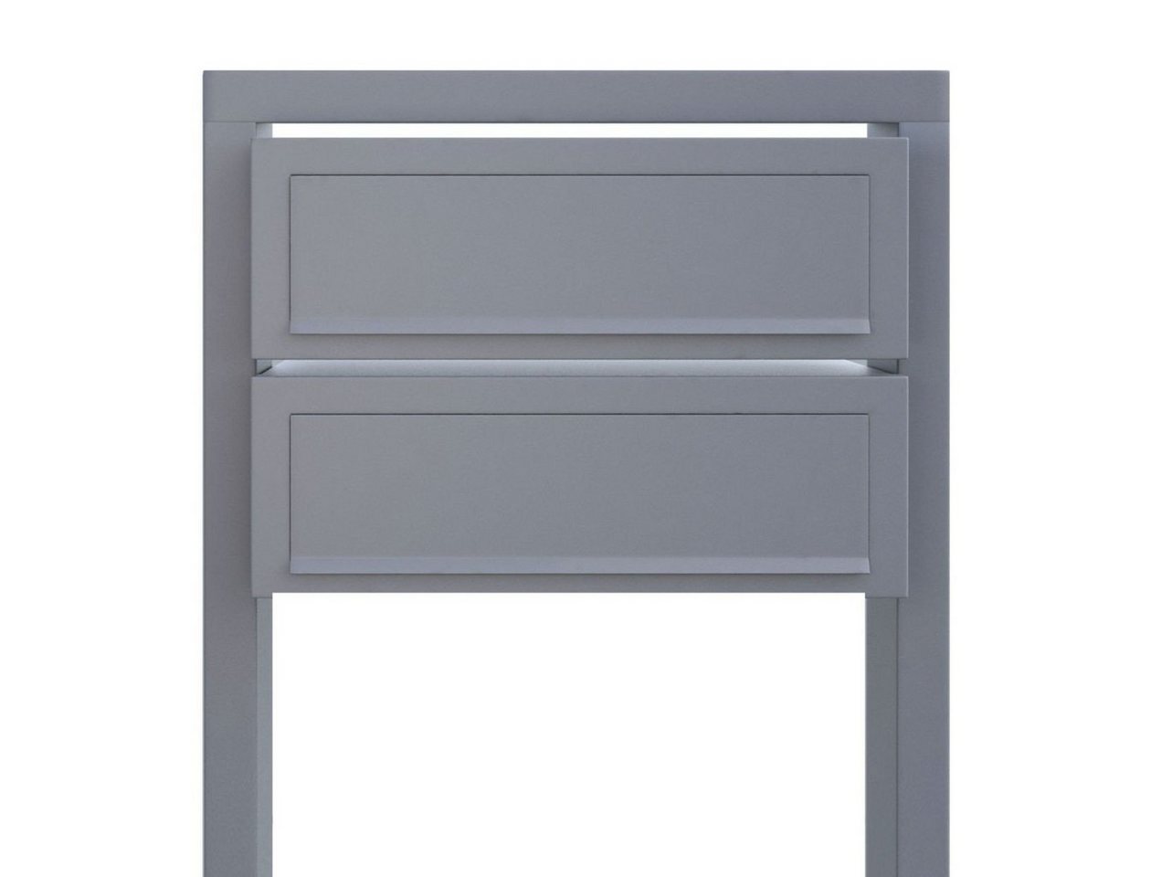Thumbnail - Bravios Briefkasten Briefkastenanlage Stairs for Two Grau Metallic