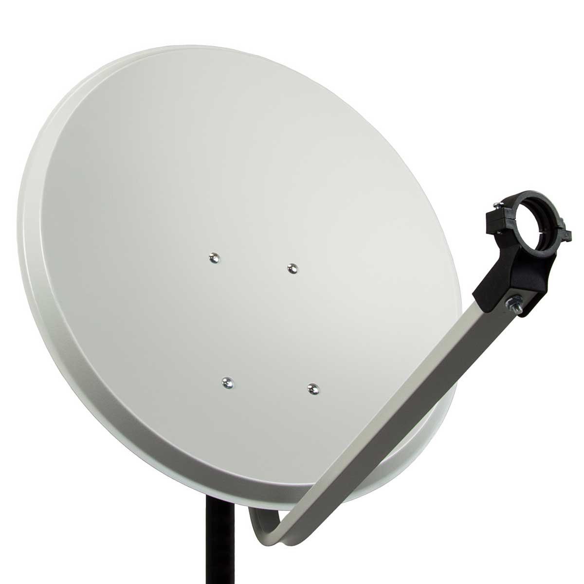 PremiumX »PXA80 Satellitenschüssel 80cm Aluminium Hellgrau  Satellitenantenne Offset Spiegel« SAT-Antenne online kaufen | OTTO
