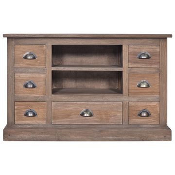 vidaXL Anrichte Sideboard 90x30x58 cm Teak Massivholz