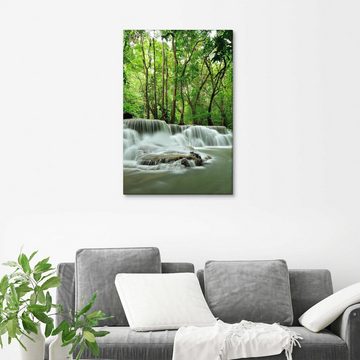 Posterlounge Leinwandbild Editors Choice, Wasserfall im Wald von Thailand, Fotografie