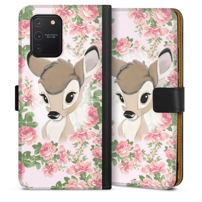 DeinDesign Handyhülle Bambi Disney Offizielles Lizenzprodukt Bambi Flower Child Samsung Galaxy S10 Lite Hülle Handy Flip Case Wallet Cover
