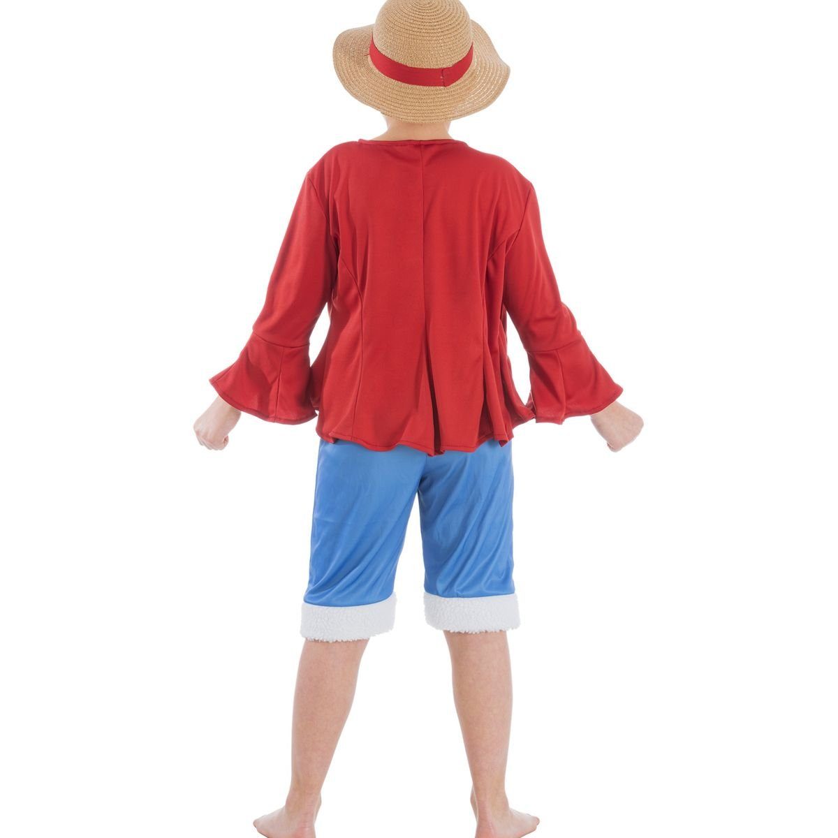 CHAKS Kostüm One Piece Strohhut Monkey D. Ruffy für Herren