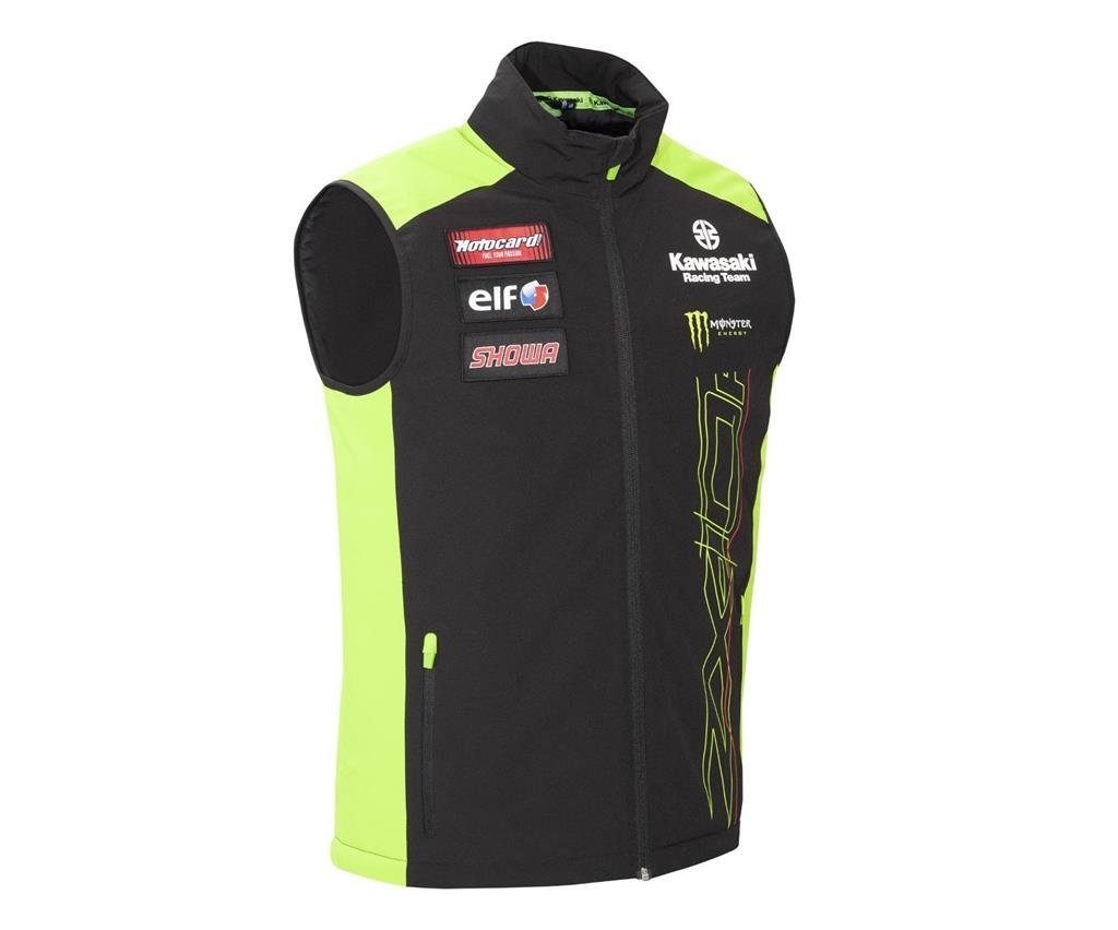 Kawasaki Steppweste Kawasaki WSBK Bodywarmer Weste Herren