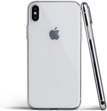 OLi Handyhülle Transparente Silikon Hülle Case für Iphone XS Max 16,5 cm (6,5 Zoll), Stoßfest Anti-Fingerprint Cover Clear