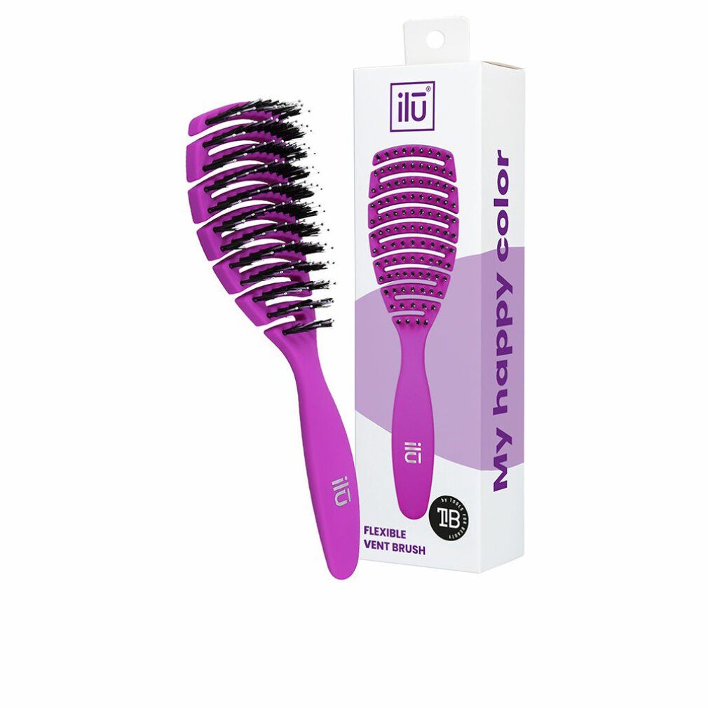ILU Haarbürste Flexible Vent Cepillo Purple 1 U