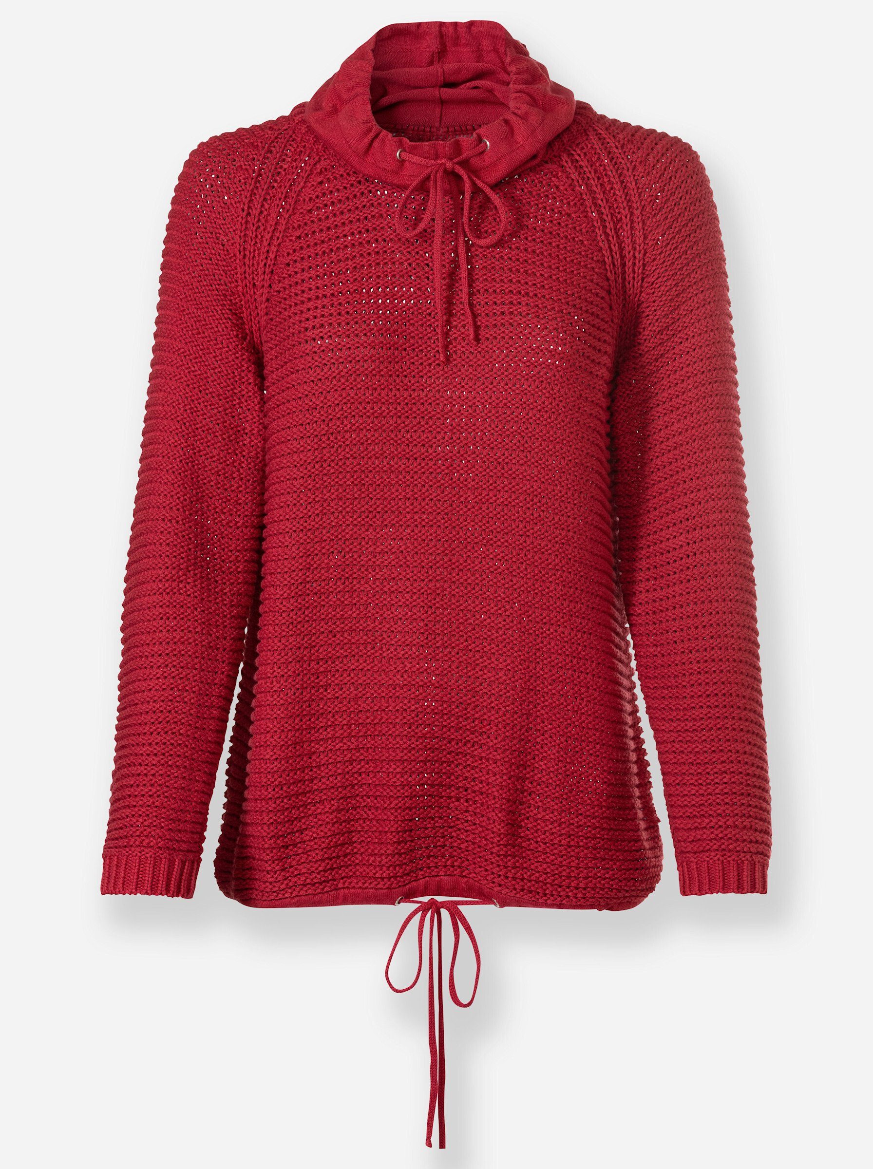 Witt Strickpullover Pullover Langarm Links-Strick, Jersey, Struktur