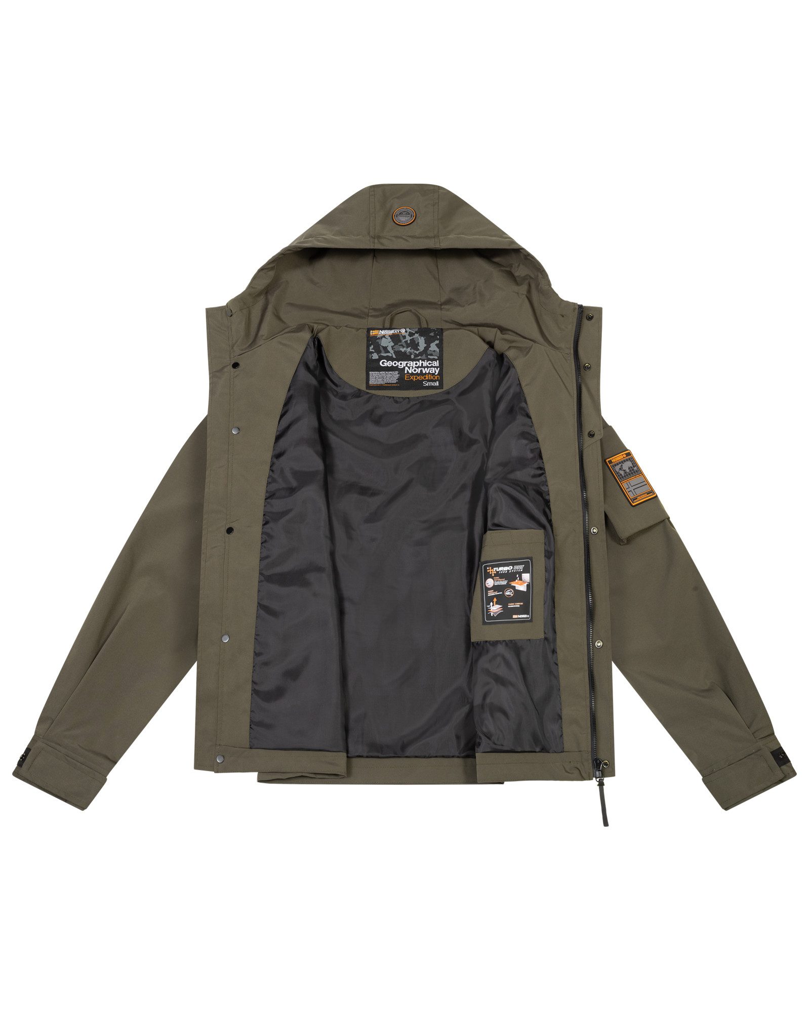 Geographical Norway Steppjacke Übergangsjacke Herbst Jacke Windbreaker Blouson Wasserabweisend – Bild 4 von 4
