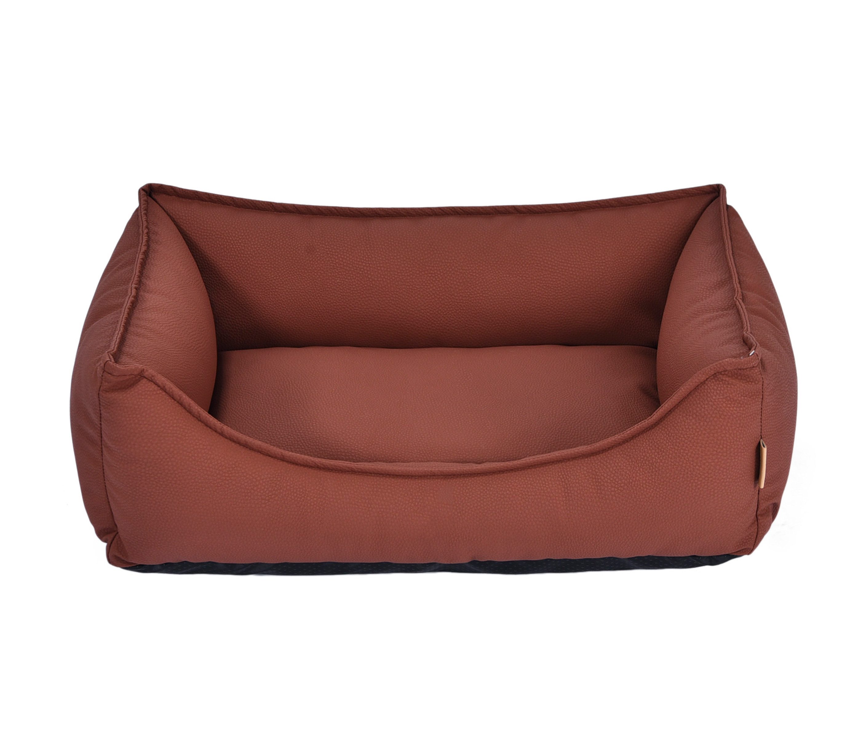 Dehner Tierbett Lieblinge Kuschelbett Emma, eckig, Kunstleder, versch. Farben / Größen, robust, langlebiges Hundebett / Katzenbett, einfache Reinigung