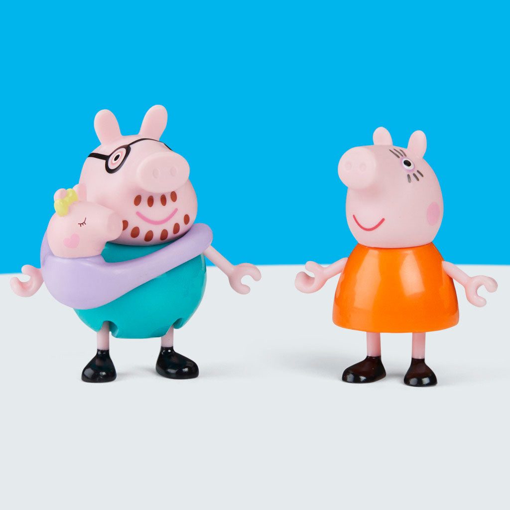 Hasbro Spielfigur Peppa Pig Peppas fünfköpfige Familie, (Set) – Bild 4 von 5