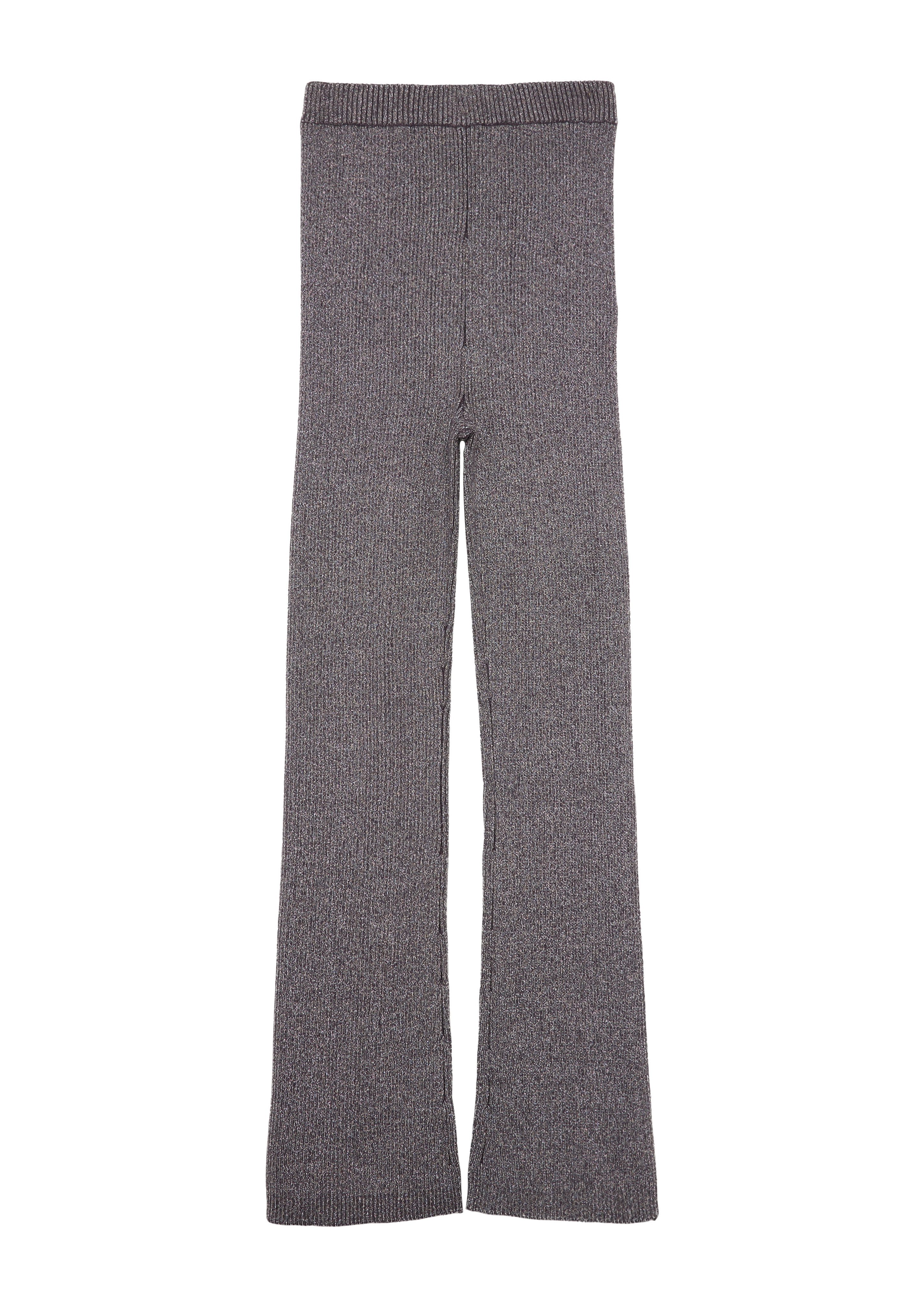 s.Oliver Junior Leggings mit metallisierten Fasern, in Rippstrick-Optik