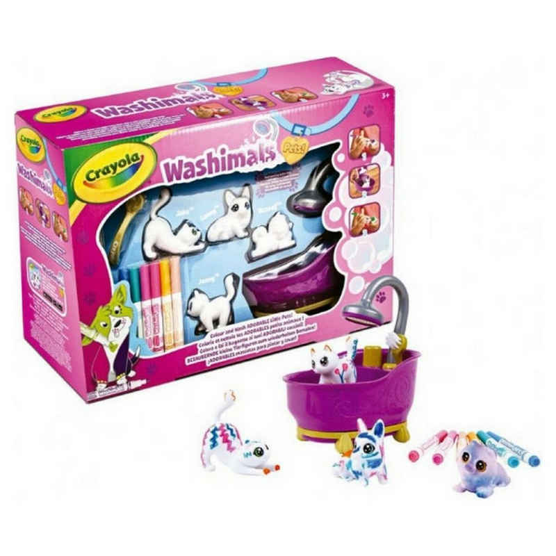 Crayola® Konstruktions-Spielset Playset Washimals Pets Crayola 74-7453 Badewanne