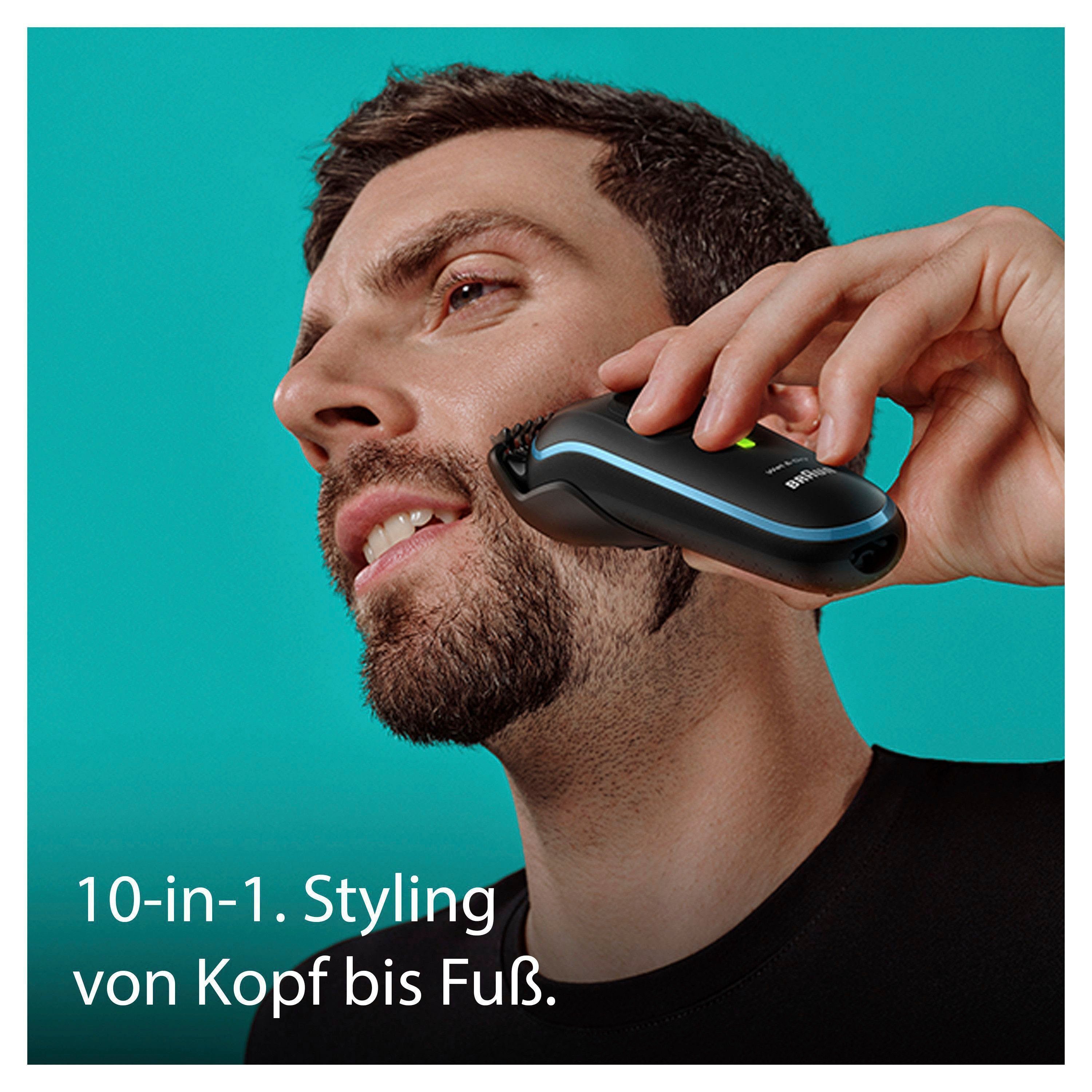 Braun Haarschneider All-In-One Styling für MGK5445, Min. kabellose Wasserdicht, Set 100 Set Laufzeit Bart