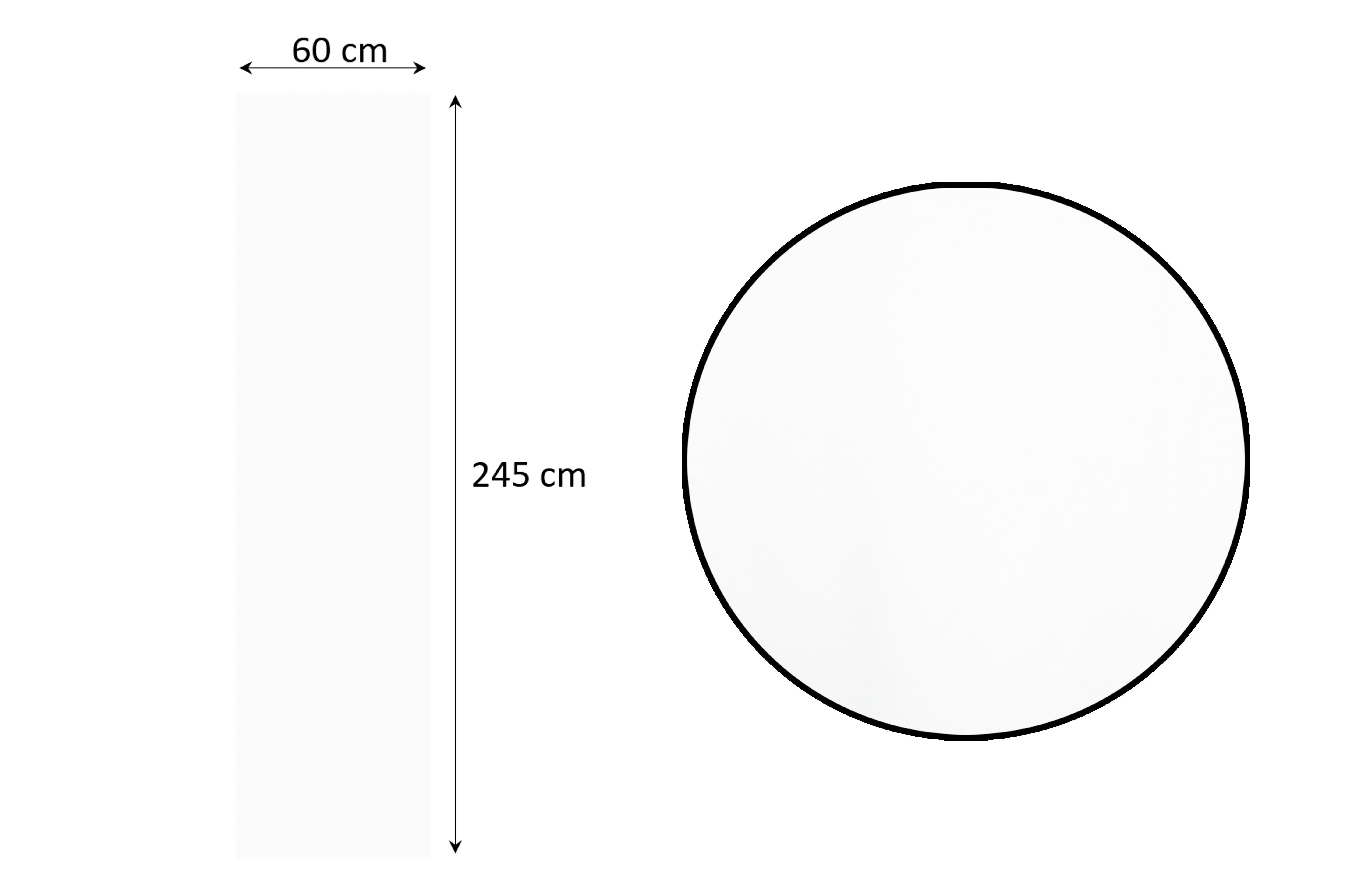 Brilliant Schiebegardine Blickdicht / 60x245cm, Store günstig online kaufen