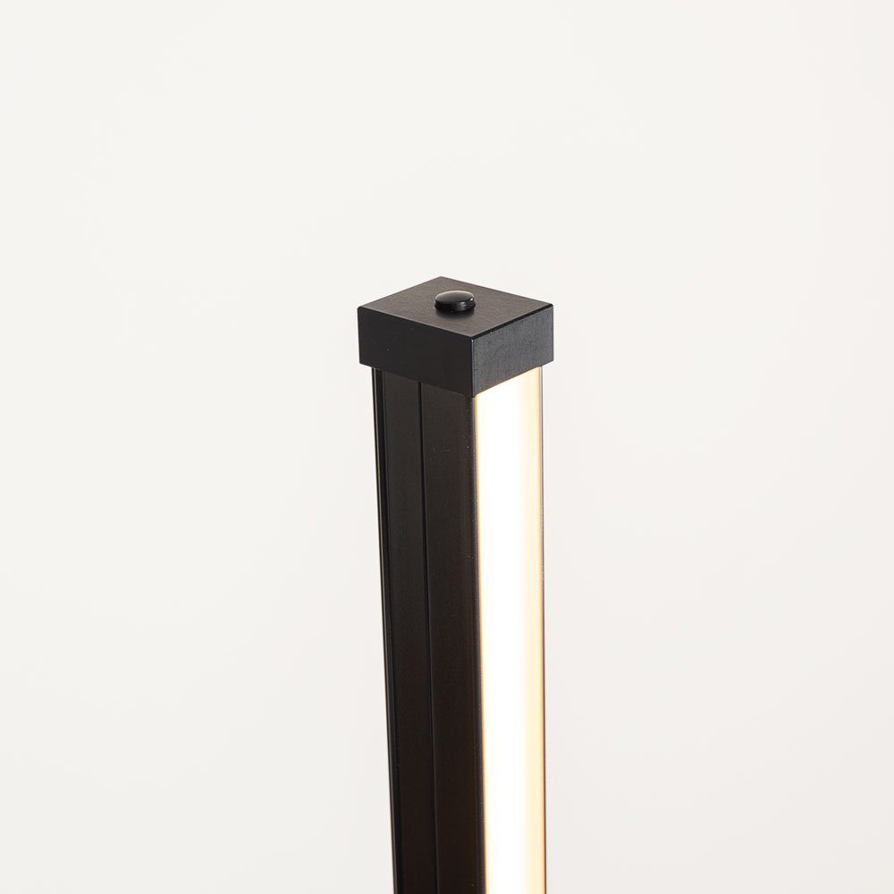 Licht-Trend Stehlampe Sting Blackline Schwarz, hochwertige Warmweiß LED-Stehleuchte Warmweiß