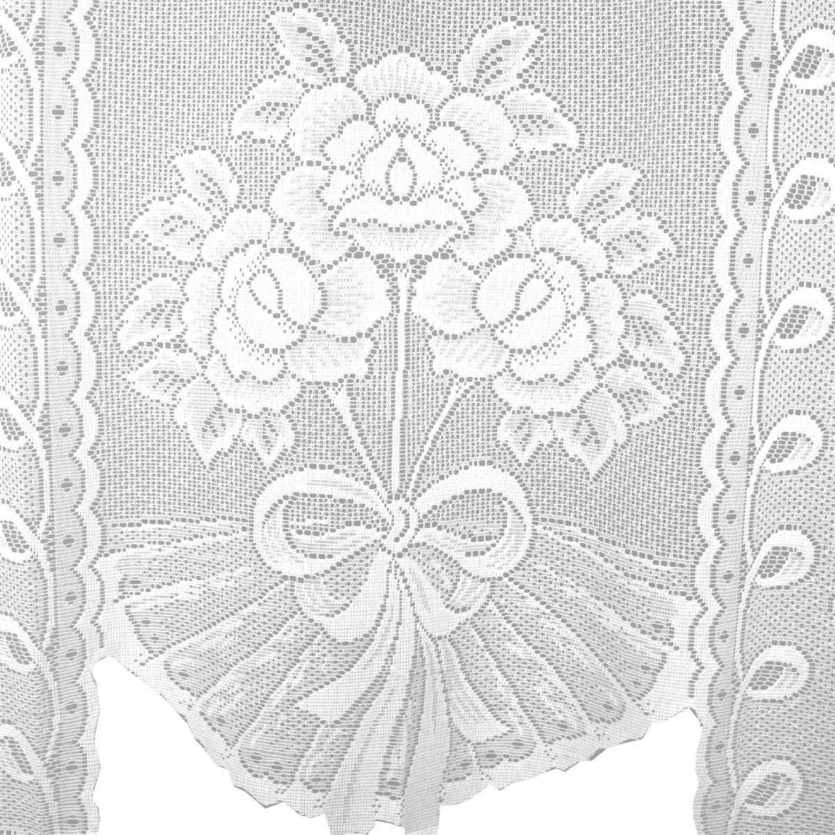 Stangendurchzug Sarah (BxL) Vorhang, Arsvita, Stangendurchzug in halbtransparent, St), mit 105cm 120cm Bistrogardine Spitzenoptik, x (1