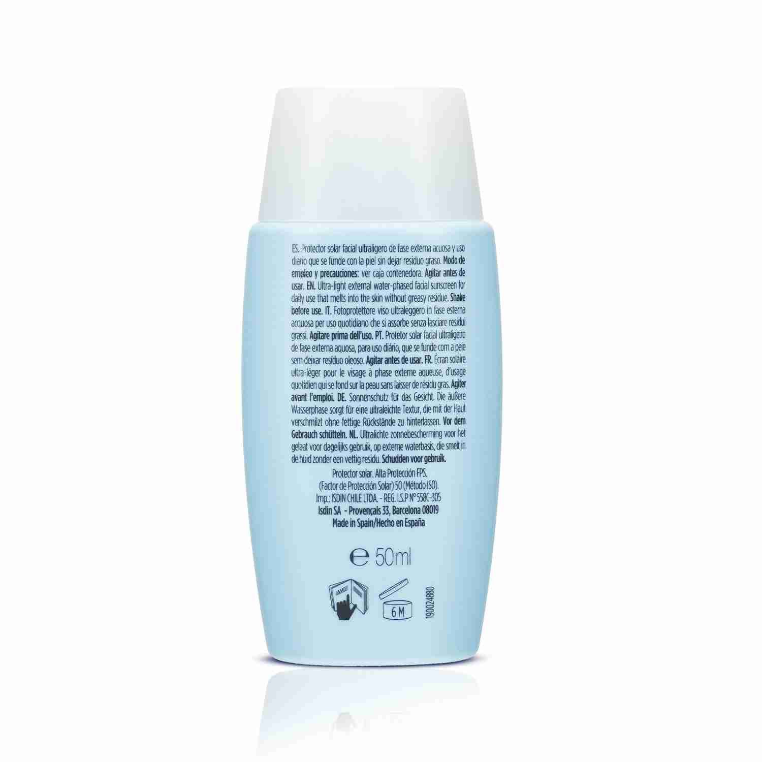 Isdin Gesichtslotion ISDIN Fotoprotector Fusion Water LSF 50