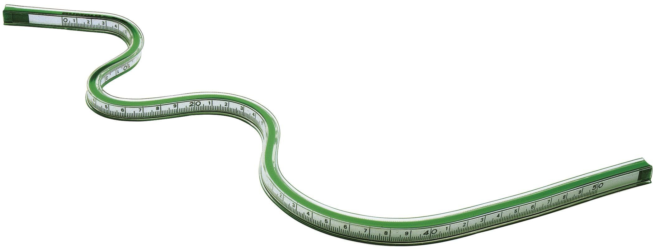 Flexible Kurvenlineale ohne mm-Teilung 40 cm RUMOLD 820040