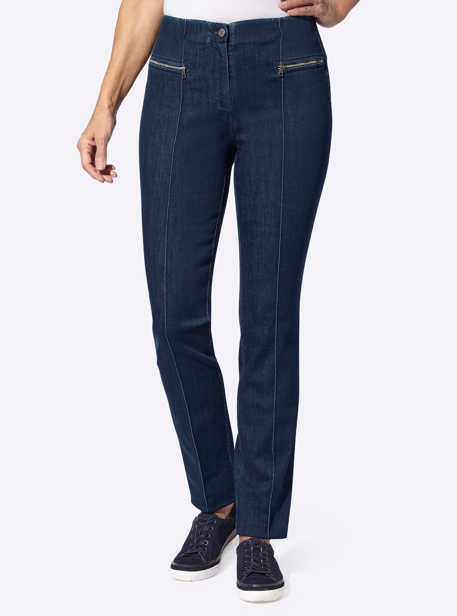 Bequeme Jeans Jeans leicht vertieft