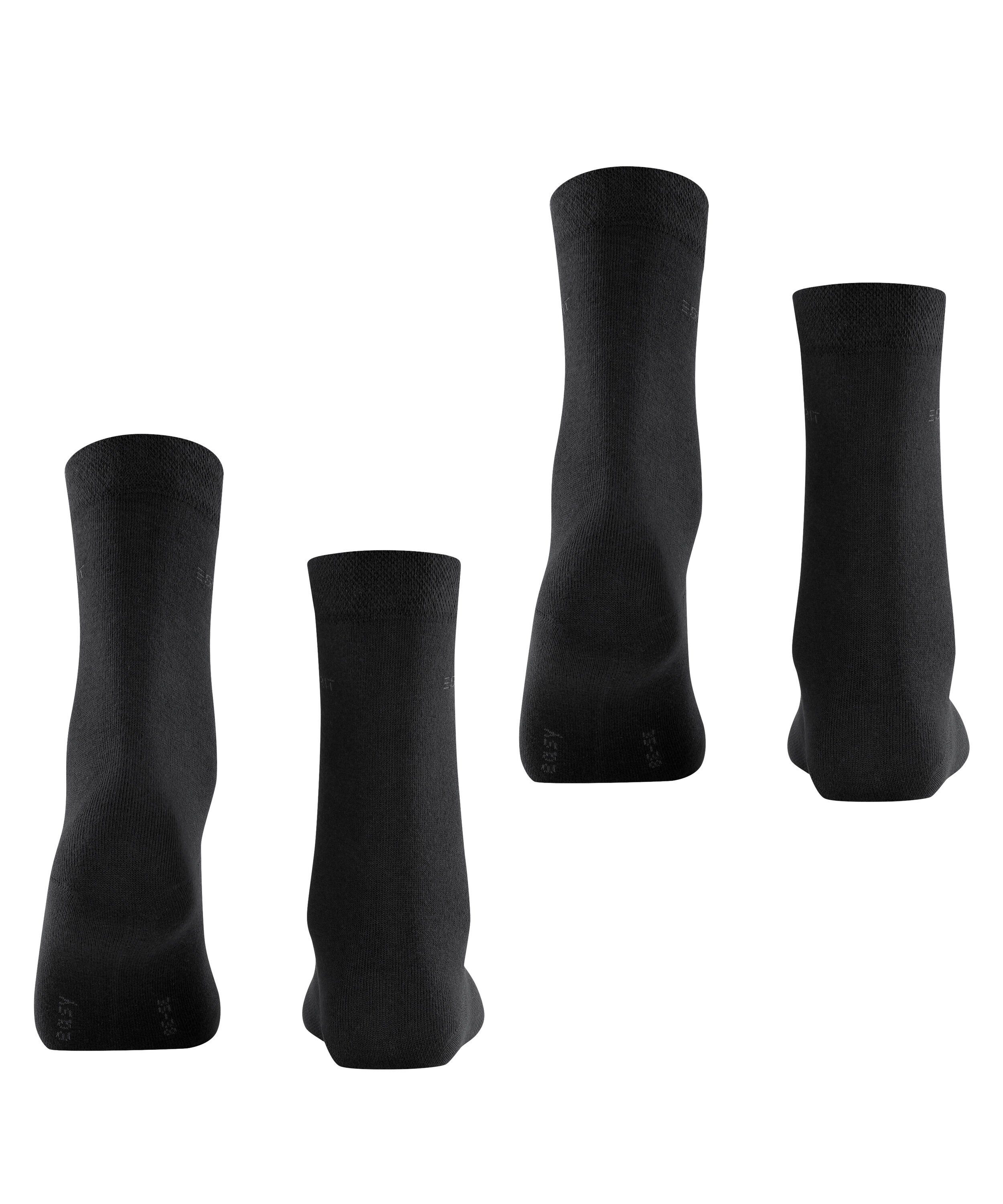 Esprit Socken Basic Easy 2-Pack Socken (2-Paar) aus hautfreundlicher Baumwolle