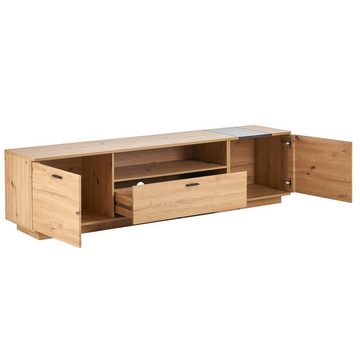 Merax Lowboard, Landhausstil, Fernsehtisch, TV Board mit Schublade, Breite 180cm