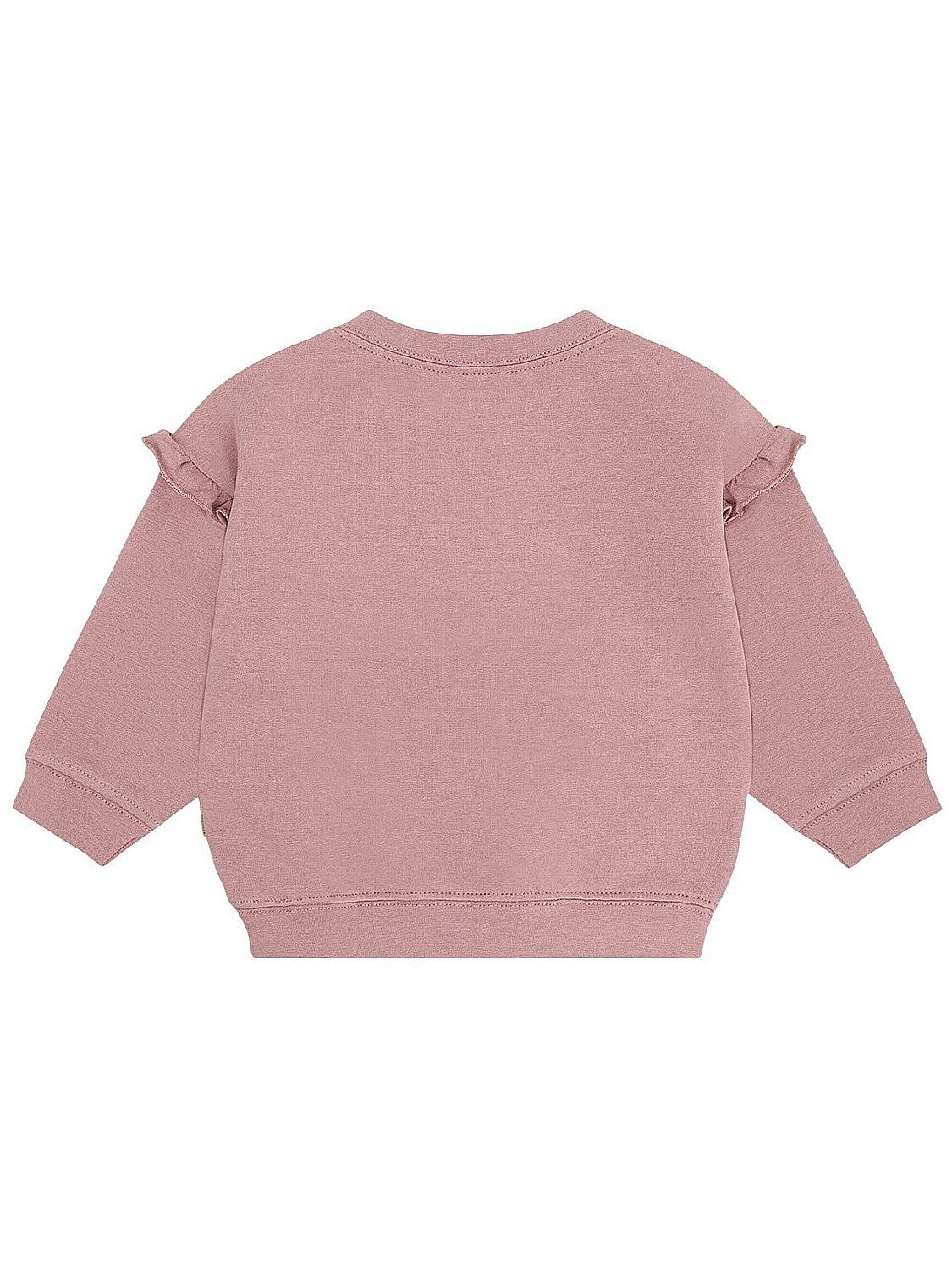 Hust & Claire Sweatshirt HCSara Bouquet (1-tlg) HCSara Bouquet Mädchen Sweatshirt Heather mit Blumenstickerei
