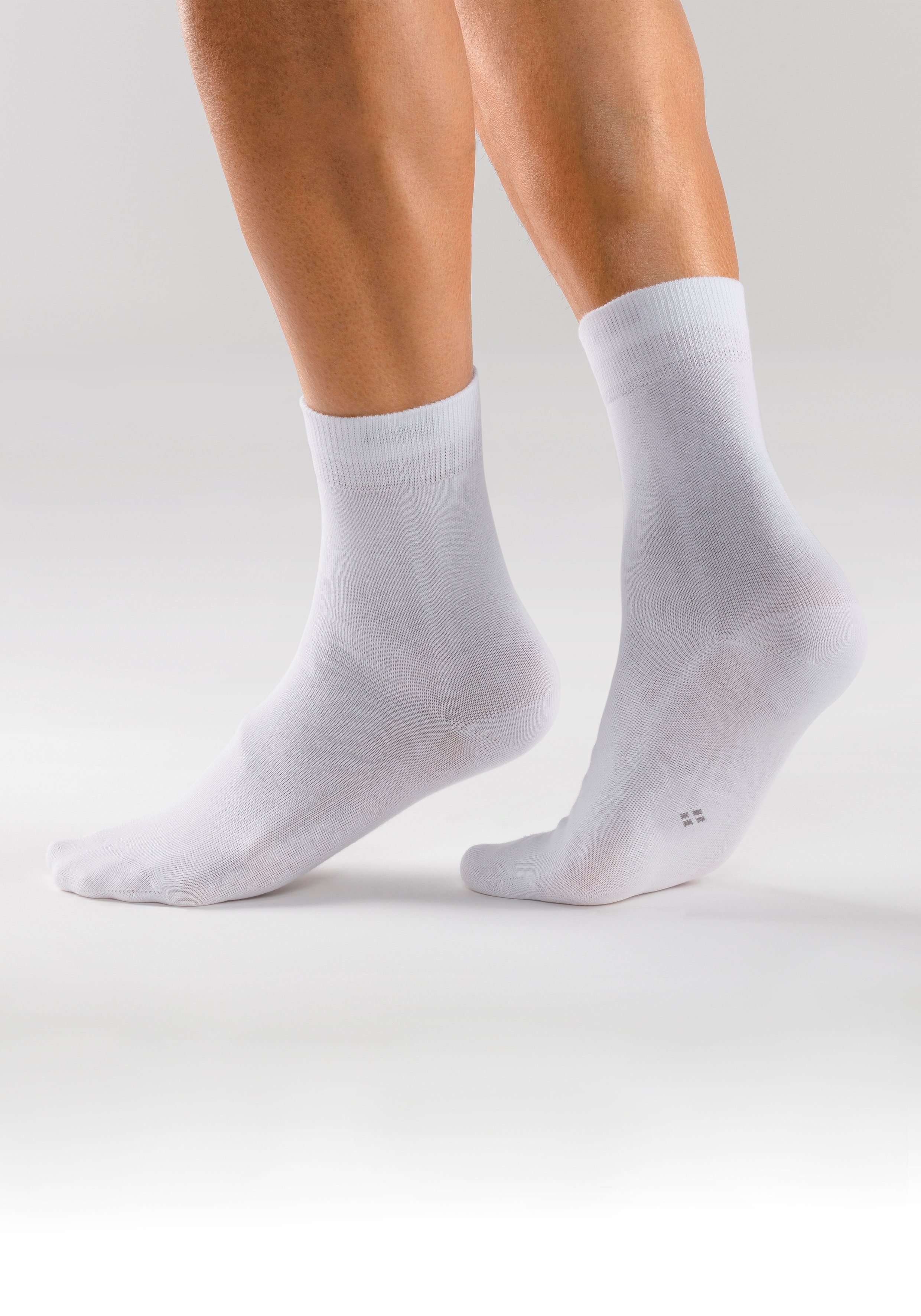 H.I.S Basicsocken Damen Herren Business Socken, Anzugsocken ohne Gummibund (Packung, 10-Paar, Gr. 35-38 bis 43-46) mit eingestrickten Symbolen – Bild 5 von 5
