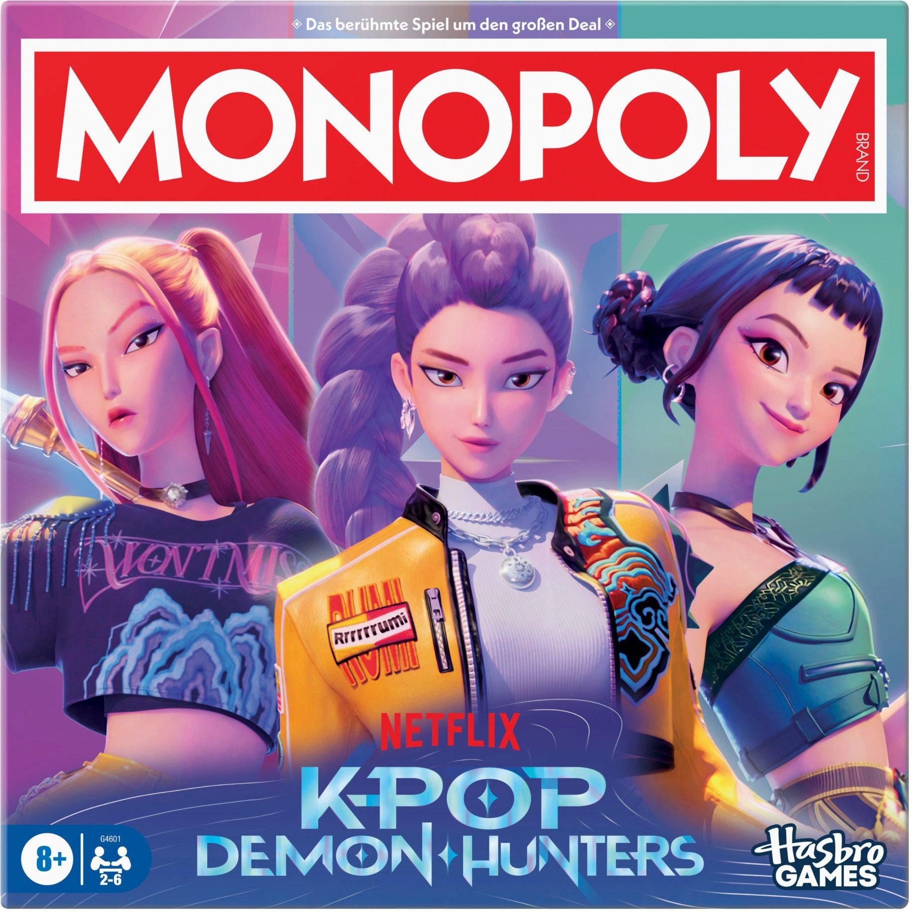 Hasbro Spiel Monopoly KPop Demon Hunters – Brettspiel Hasbro