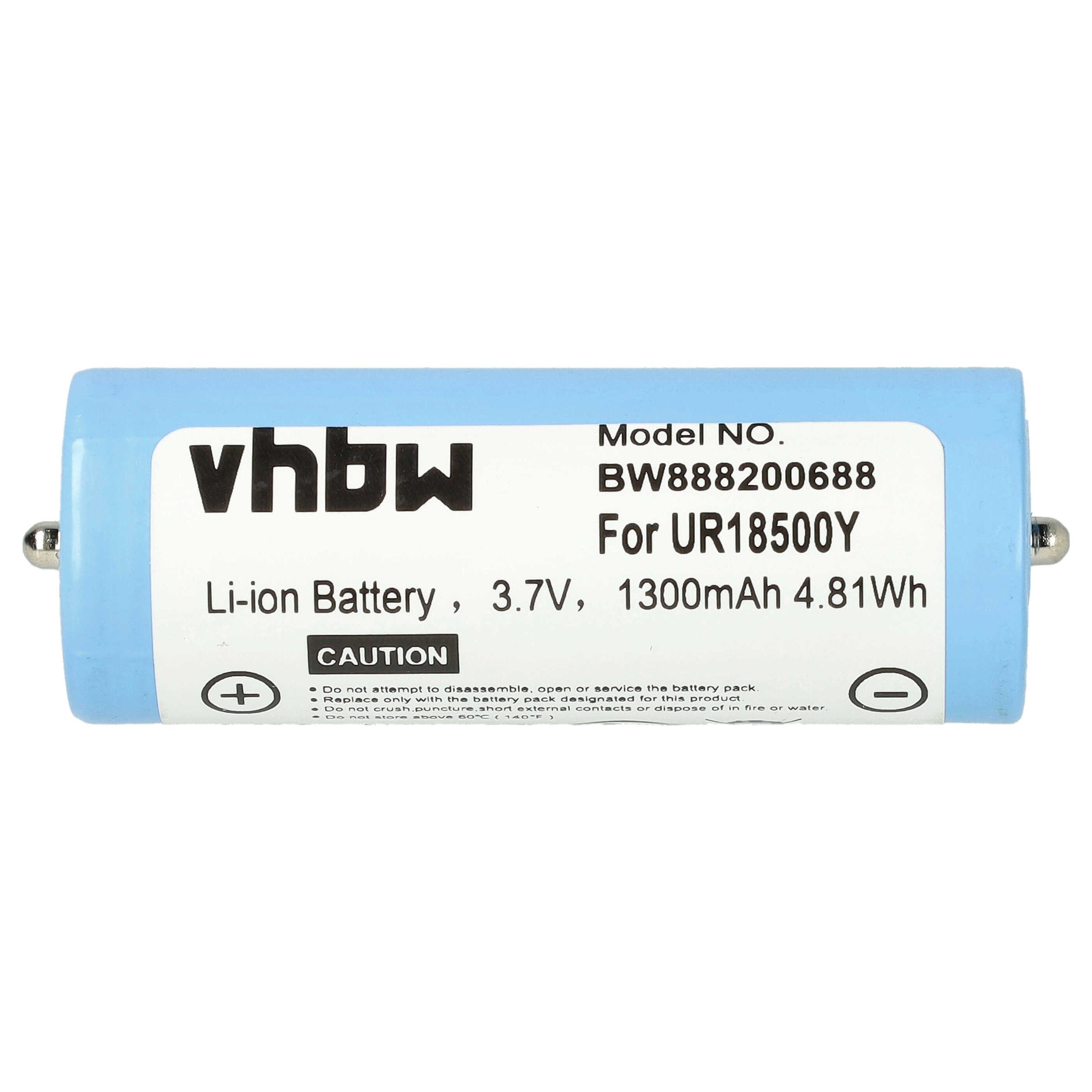vhbw Akku passend für Braun Series 9 9075cc, 9040s wet & dry, 9095cc, Akku Akku Li-Ion 1300 mAh (3,7 V, 1 St), Leistungsfähiger Austausch-Akku für Rasierer oder Trockenrasierer